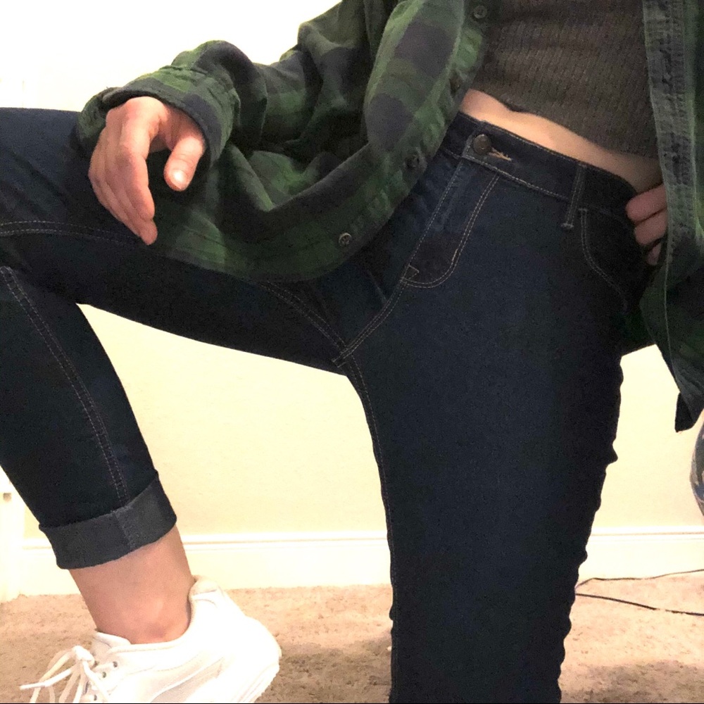Old Navy Super Skinny Mid Rose Jeans